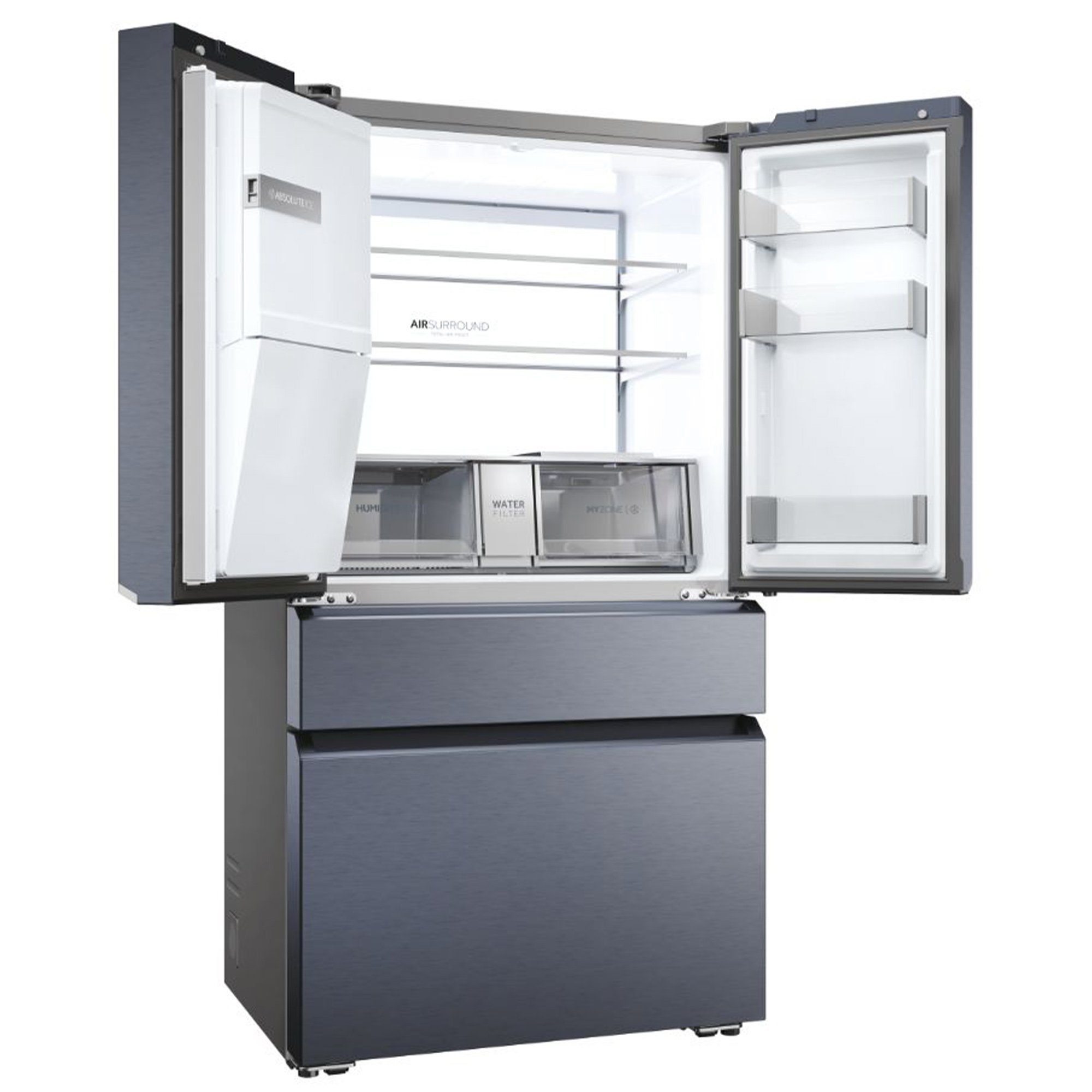 Haier French Door FD 90 SERIES 7 PRO HFW7918EIMB, 177,5 cm hoch, 90,8 cm breit, hON-App, MyZone XL, NoFrost, Wasserspender