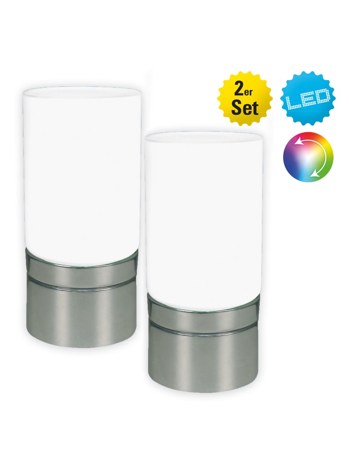 näve LED Tischleuchte in weiß - (L)7.5 cm x (B)7.5 cm x (H)16 cm günstig kaufen onesize