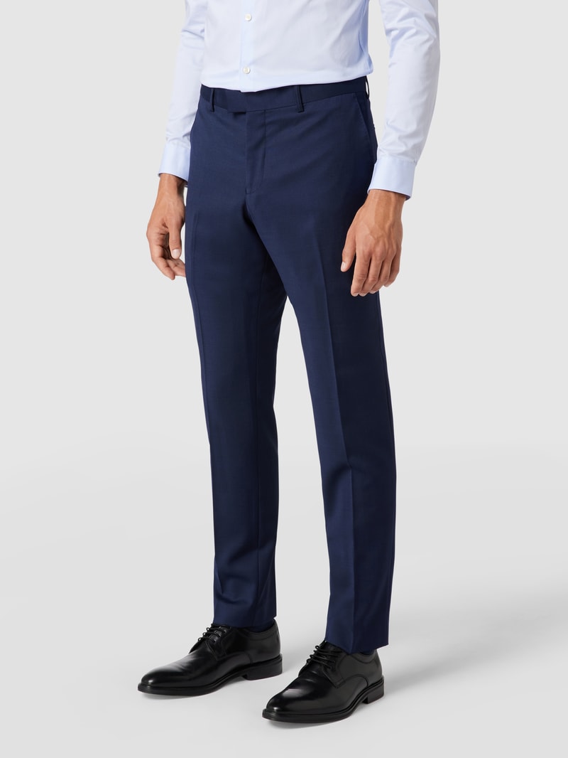 Anzughose mit Stretch-Anteil Modell 'Las' in marineblau