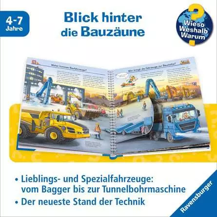 Ravensburger Wieso? Weshalb? Warum?, Band 7: Fahrzeuge auf der Baustelle