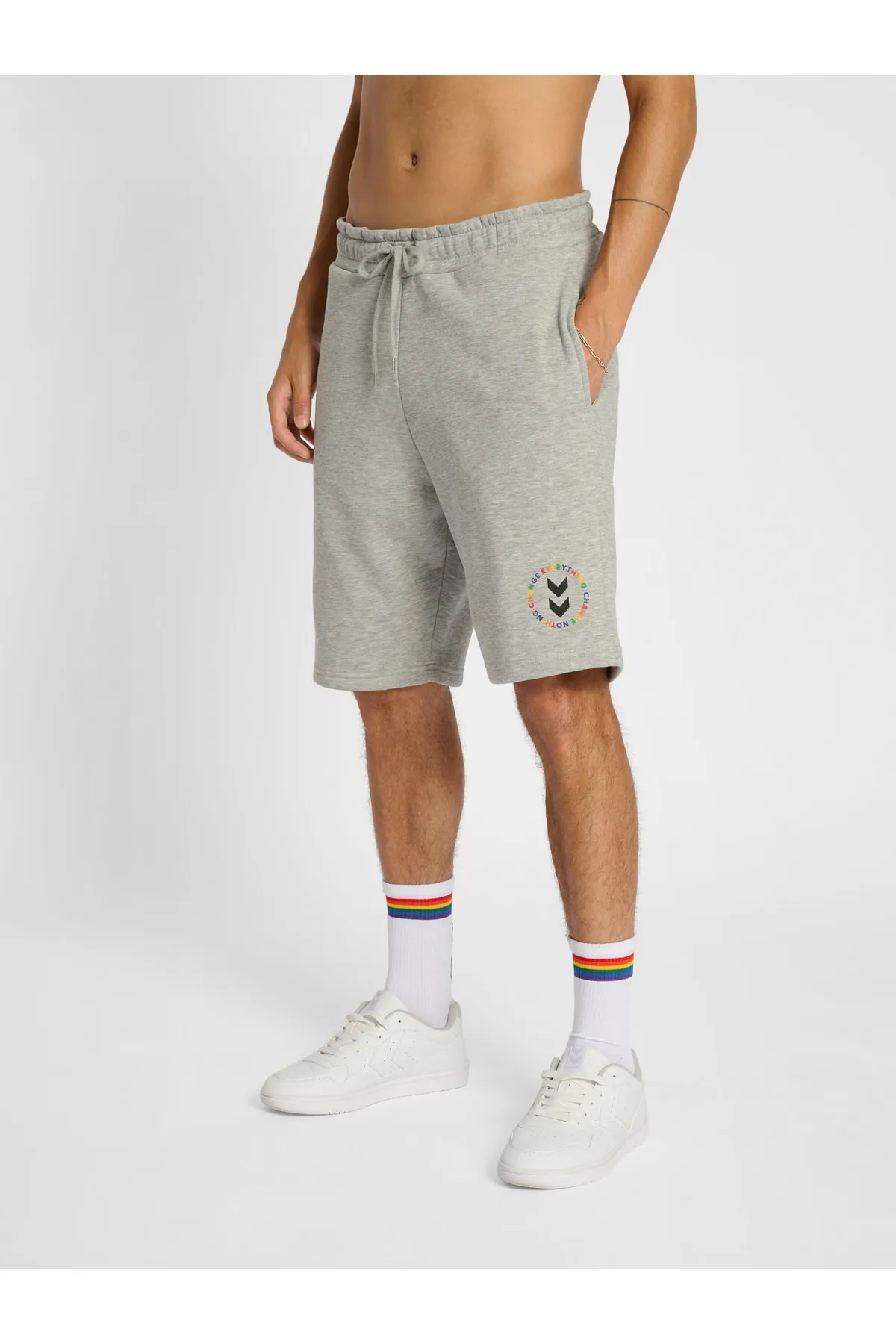 hummel  Shorts - Grau - Mittlerer Bund