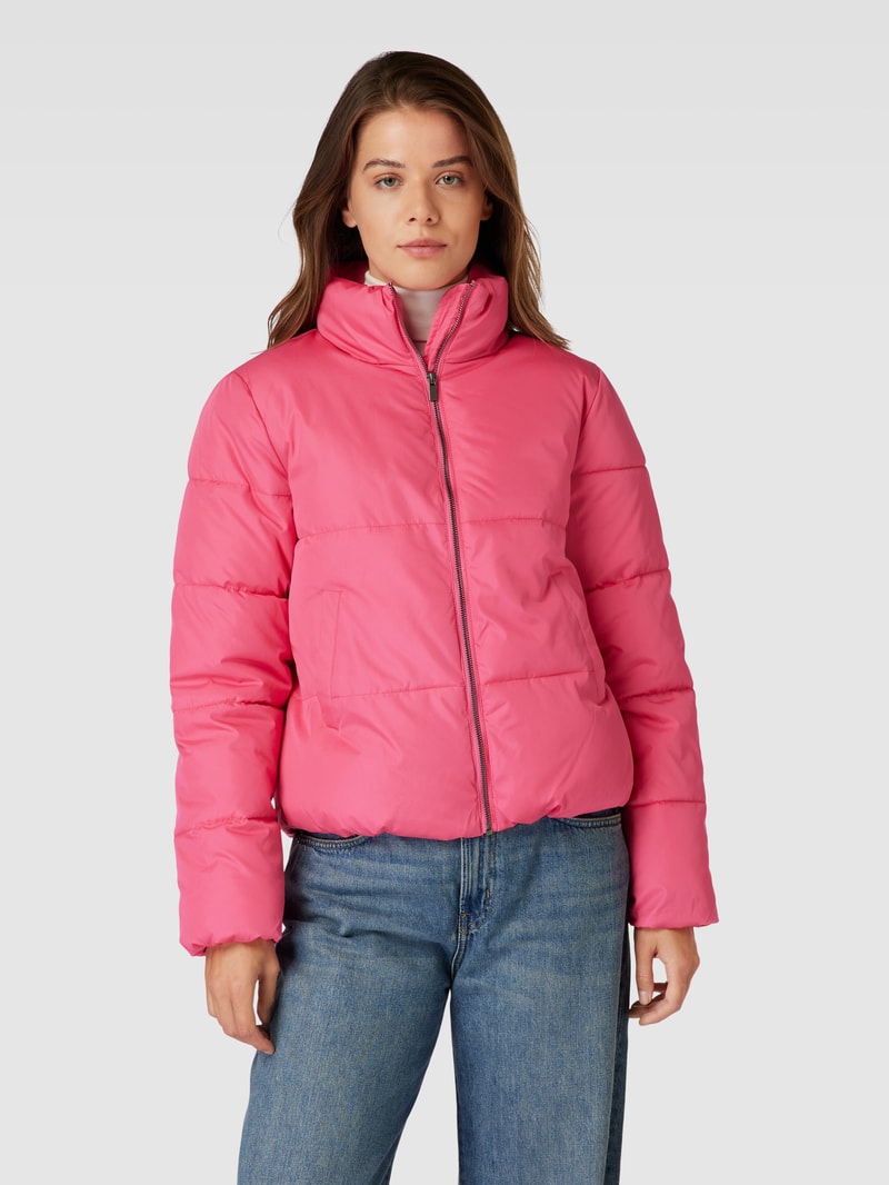 Steppjacke mit Stehkragen Modell 'TATE' in pink