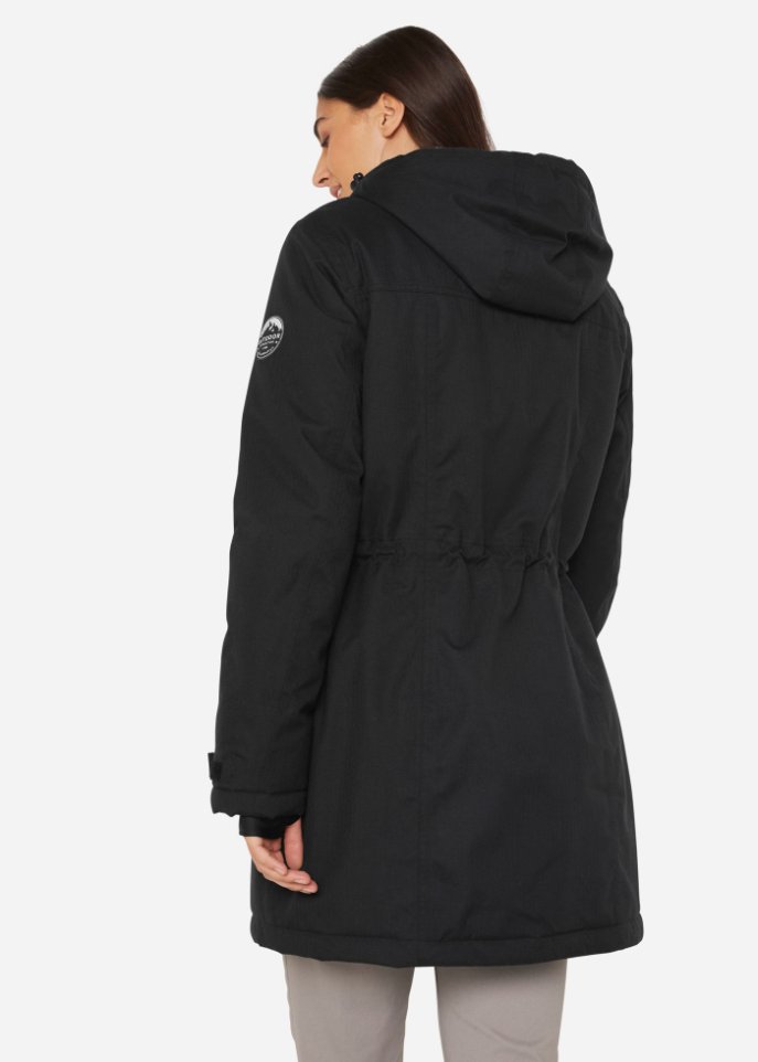 Funktions-Parka mit Teddyfleece und Kapuze
