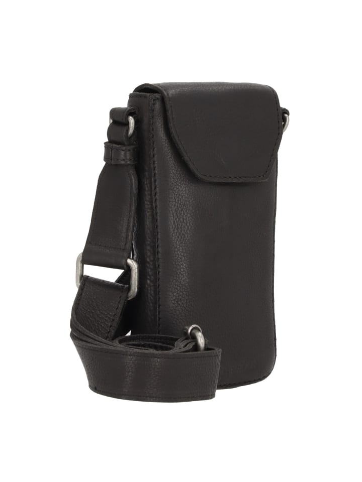 Cowboysbag Belfast Handytasche Leder 10 cm in black günstig kaufen onesize