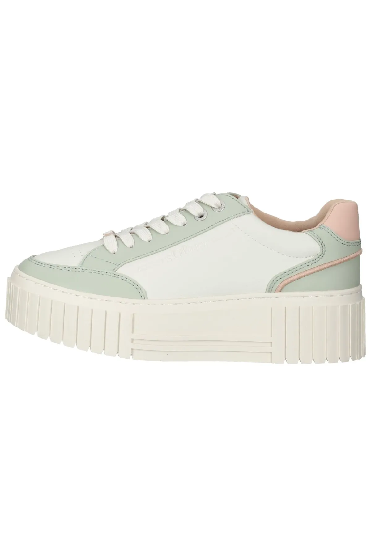 s.Oliver  Sneaker - Grün - Flacher Absatz