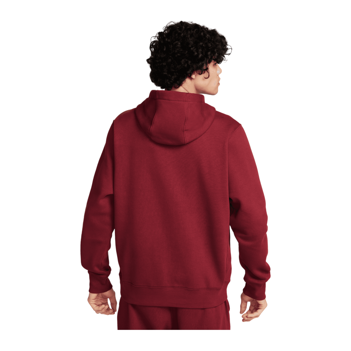 Nike Club Fleece Hoody Rot Orange F677