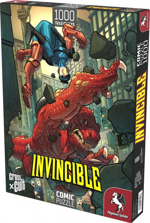 Puzzle: Invincible (Invincible vs. Dinosaurus), 1.000 Teile