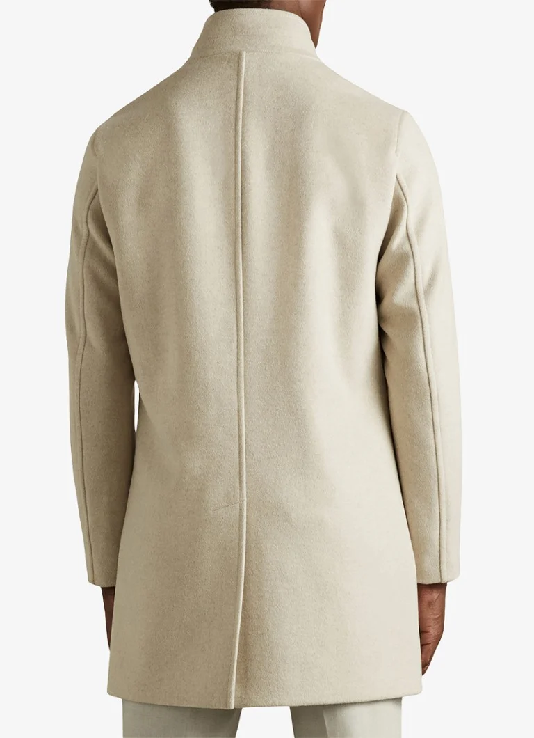 Cappotto Reiss Bhule in misto lana con tasche laterali
