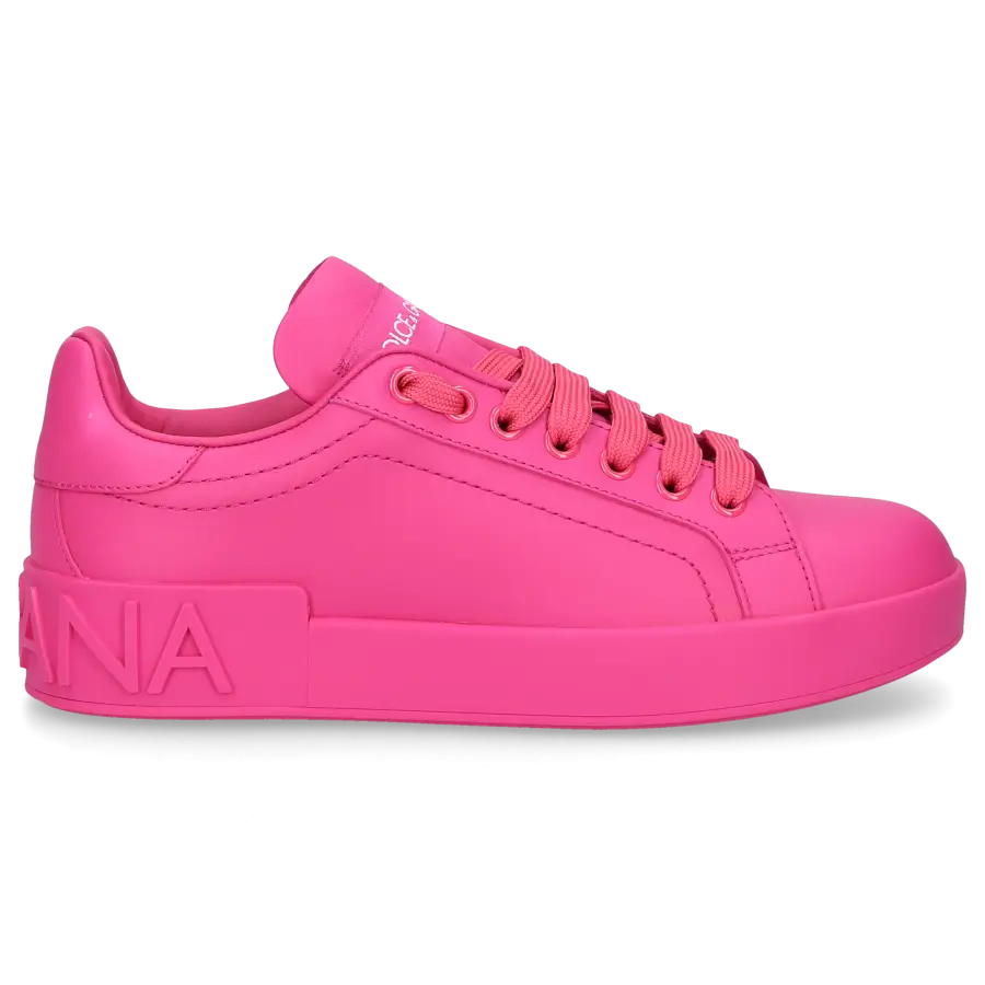 Dolce & Gabbana - Sneaker low PORTOFINO Nappaleder - pink