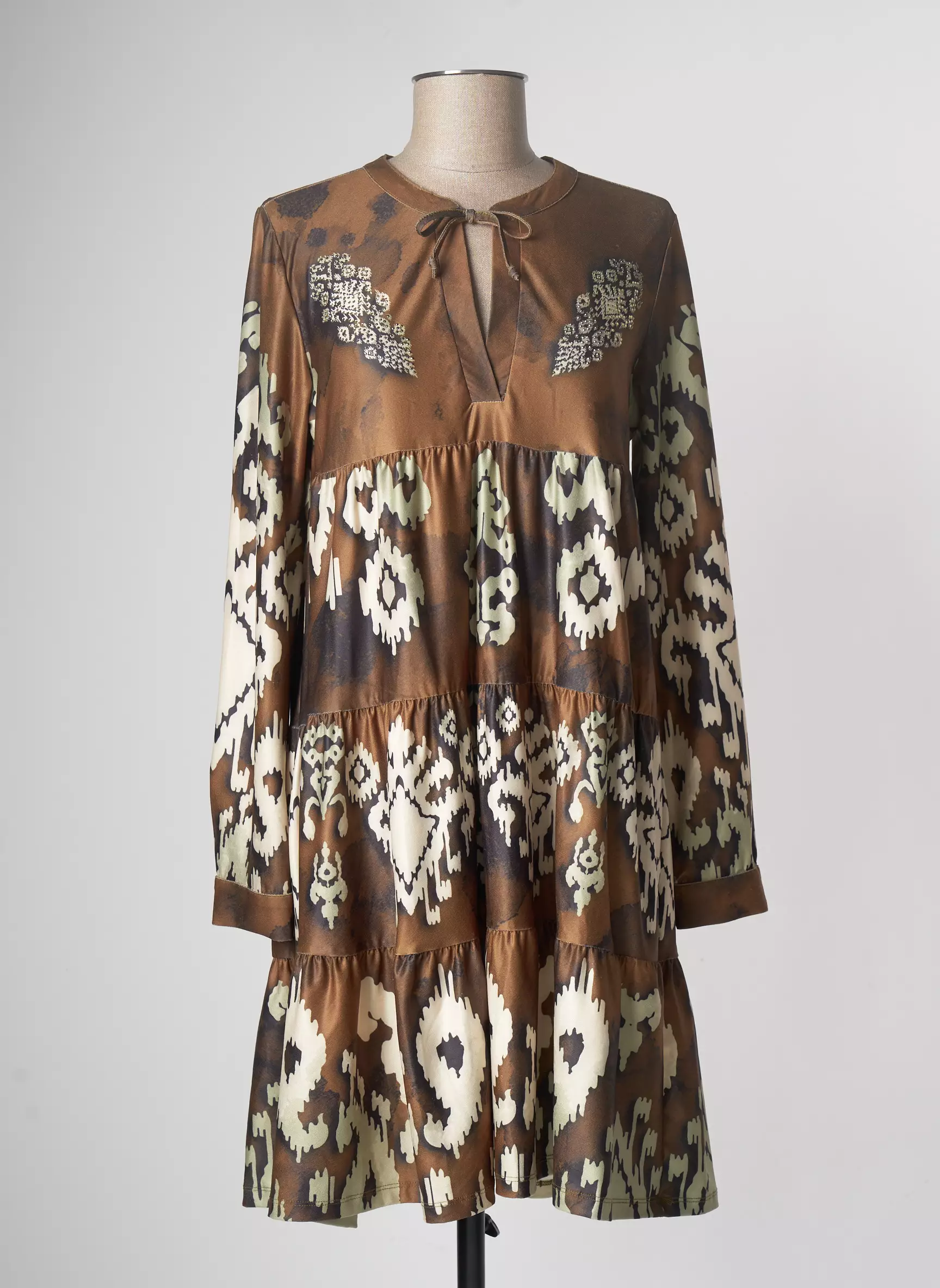 Missy Robes Courtes Femme couleur marron