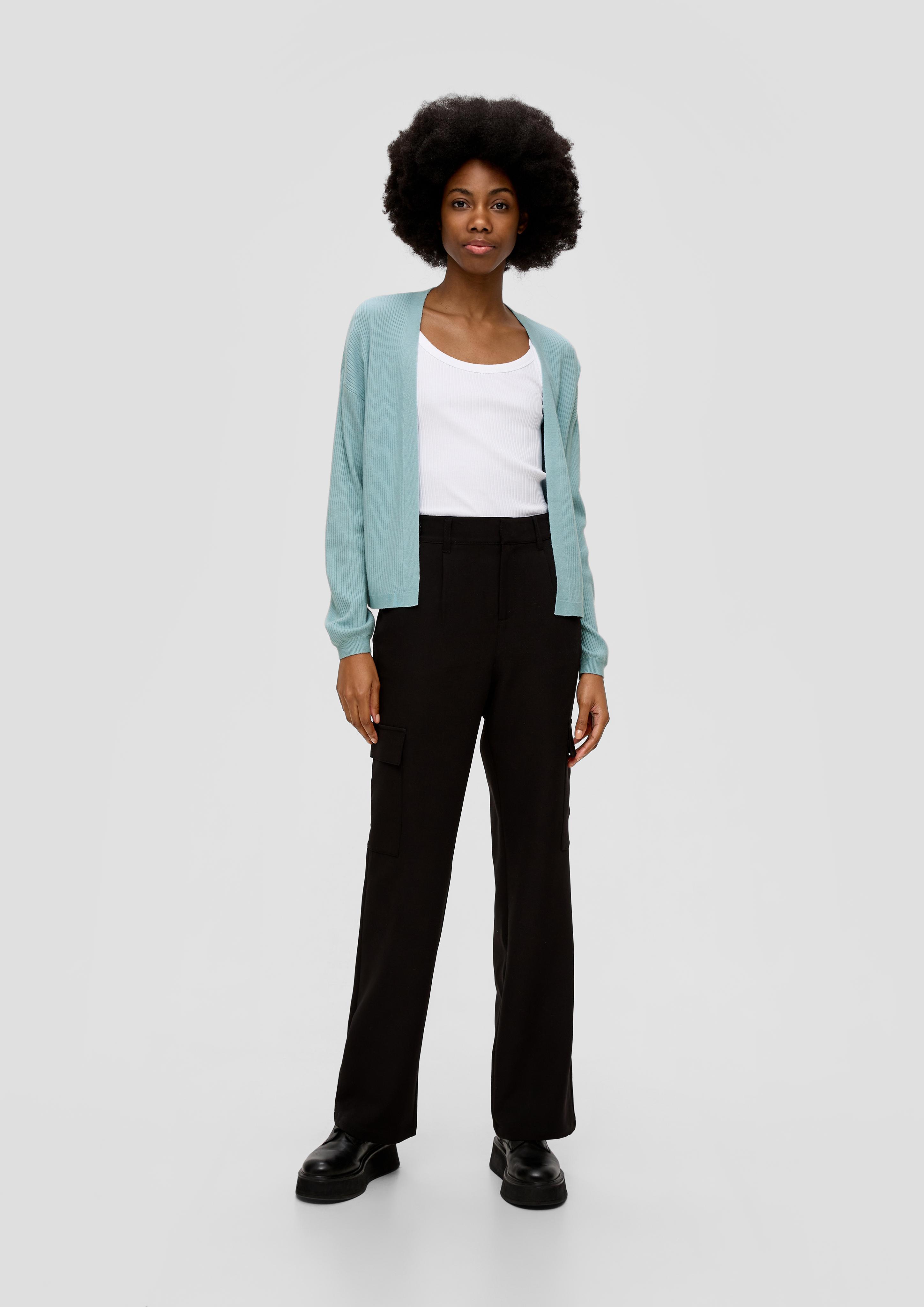 Rippstrick-Cardigan im Loose Fit  2144098-6103