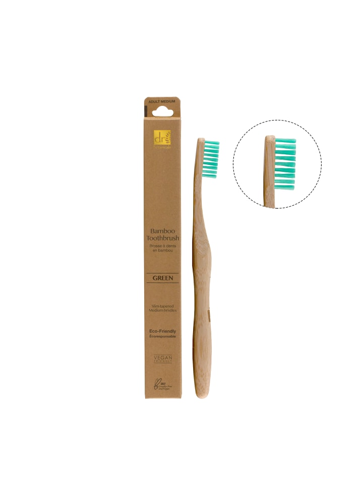 Dr Botanicals Bambuszahnbürste - Grün günstig kaufen onesize