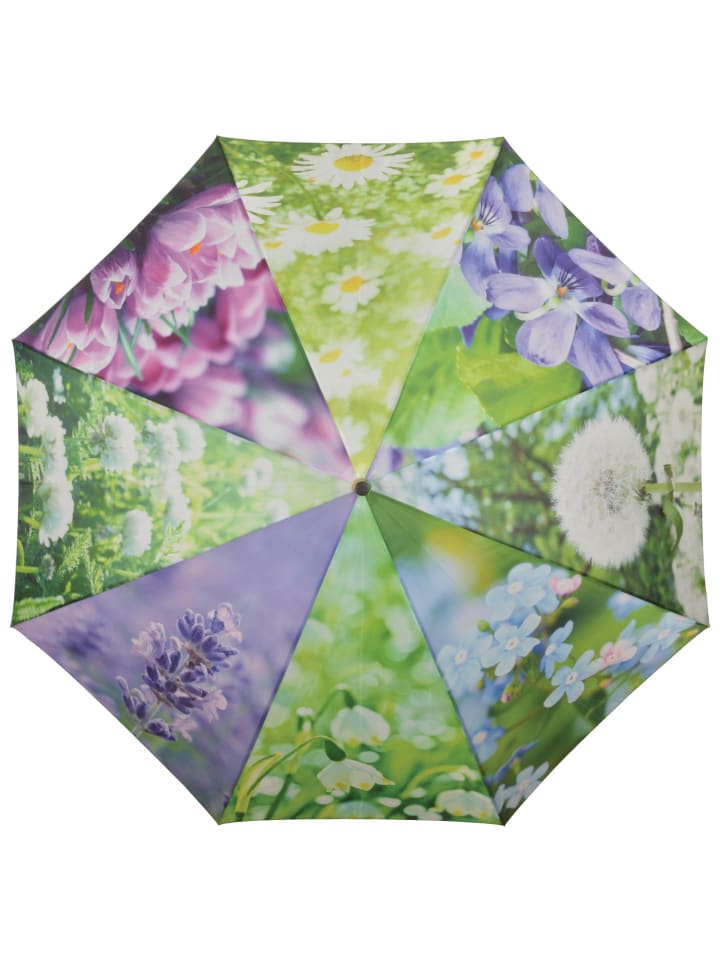 Esschert Design Stockregenschirm in Grün/Lila/Weiß/Braun günstig kaufen onesize