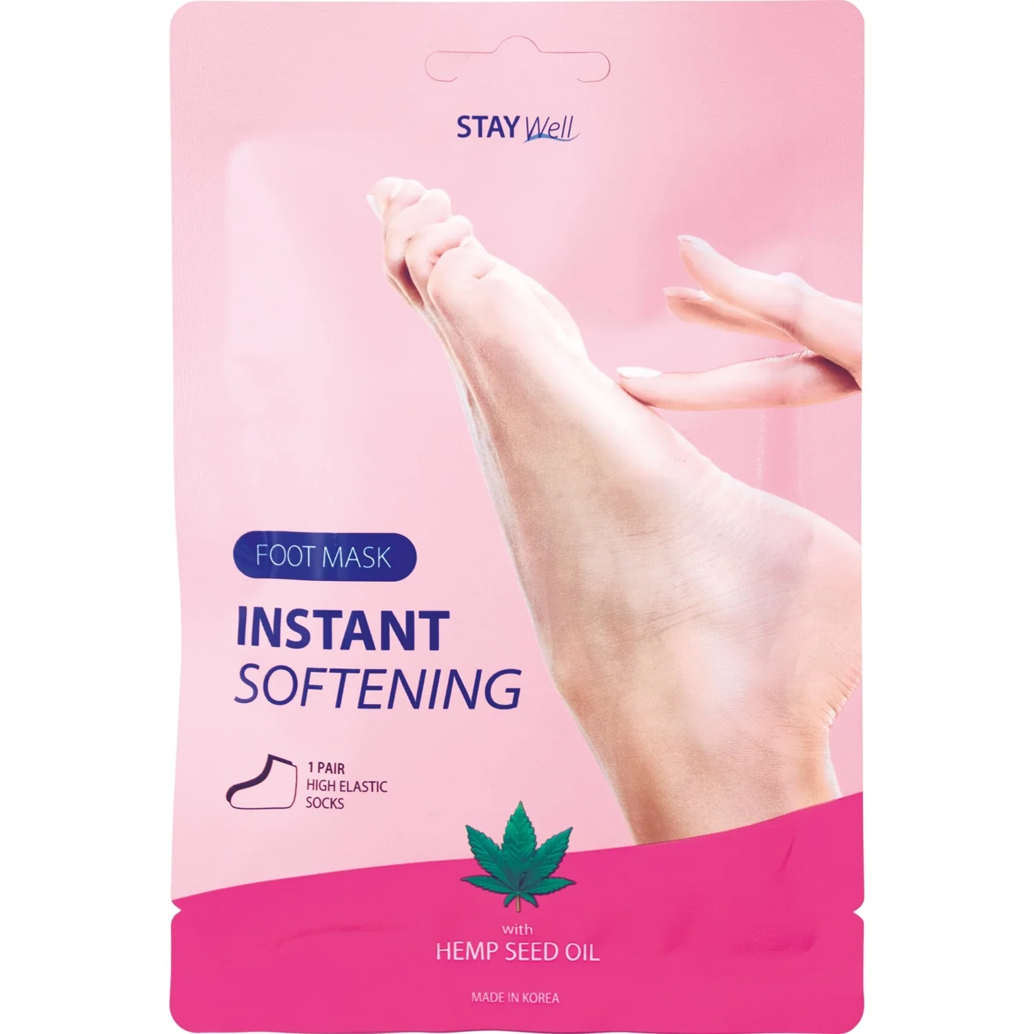 Mask Instant Softening Foot Mask HEMP SEED - Trattamento Piedi