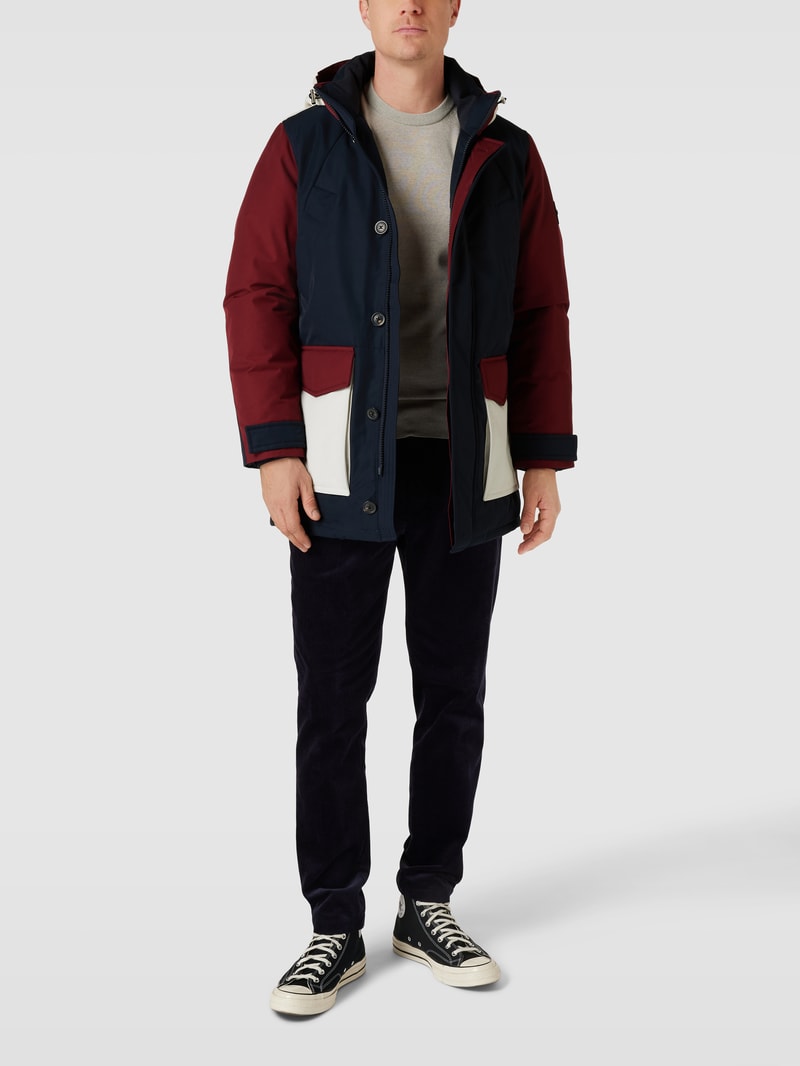 Daunenjacke mit Brusttaschen Modell 'ROCKIE' in blau