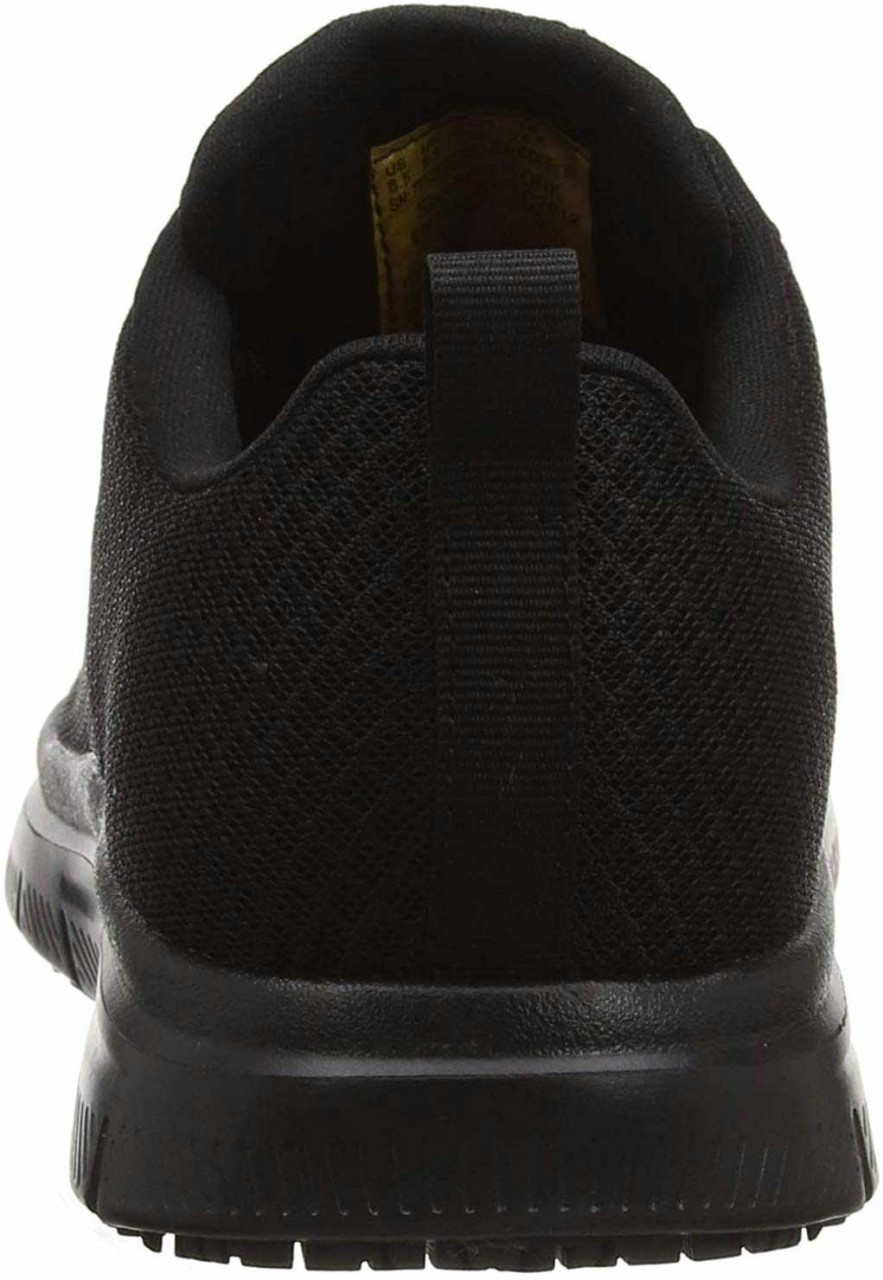 SKECHERS Freizeit Schnürer schwarz Rutschfest