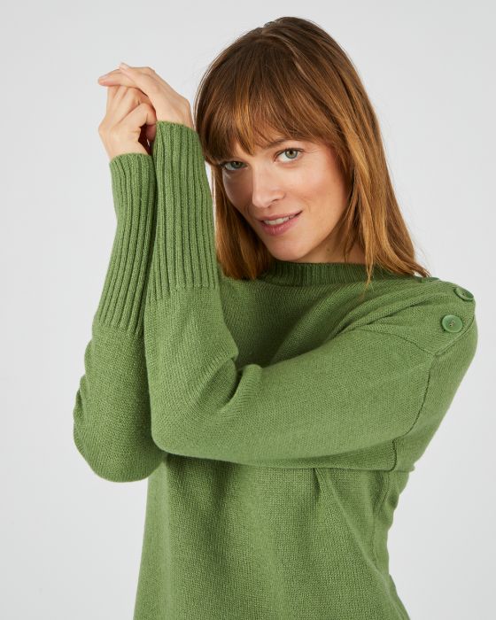 Pull tunique esprit marinière