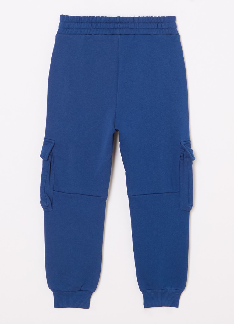 Pantaloni de trening Benetton cu croială conică pe picioare și buzunare aplicate.