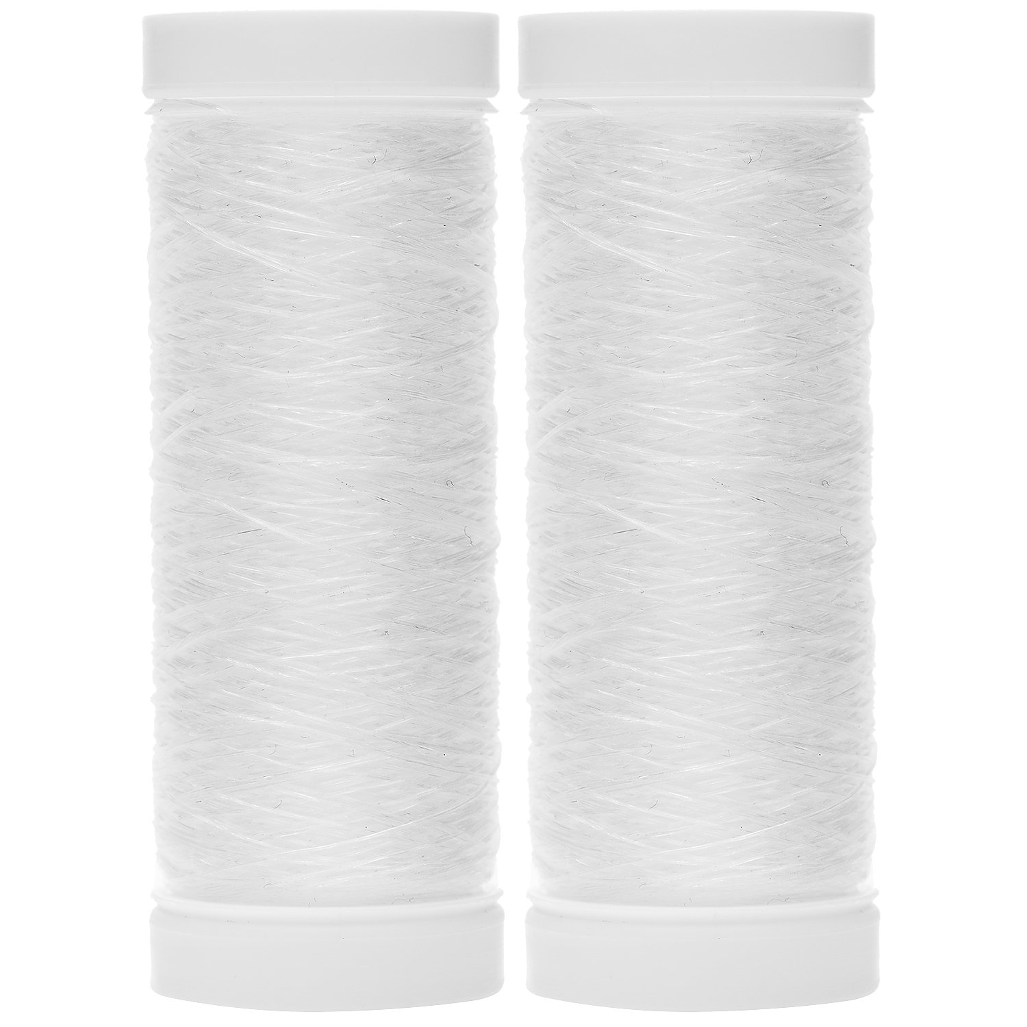 buttinette Strick-Elastik, Farbe: transparent, Inhalt: 2 Spulen à 200 m