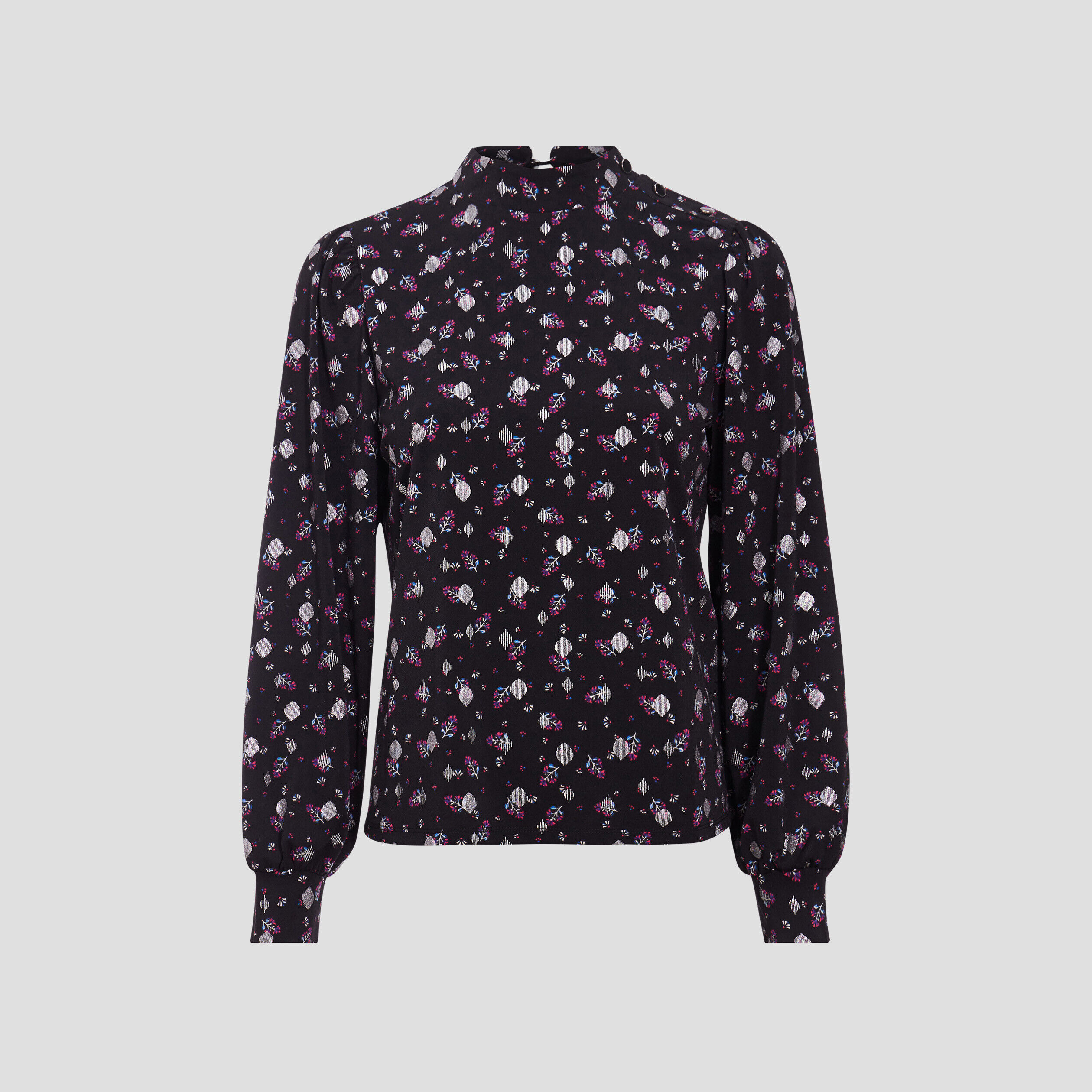Blouse manches longues noir femme | Cache Cache