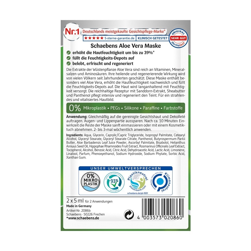 Aloe Vera Maske