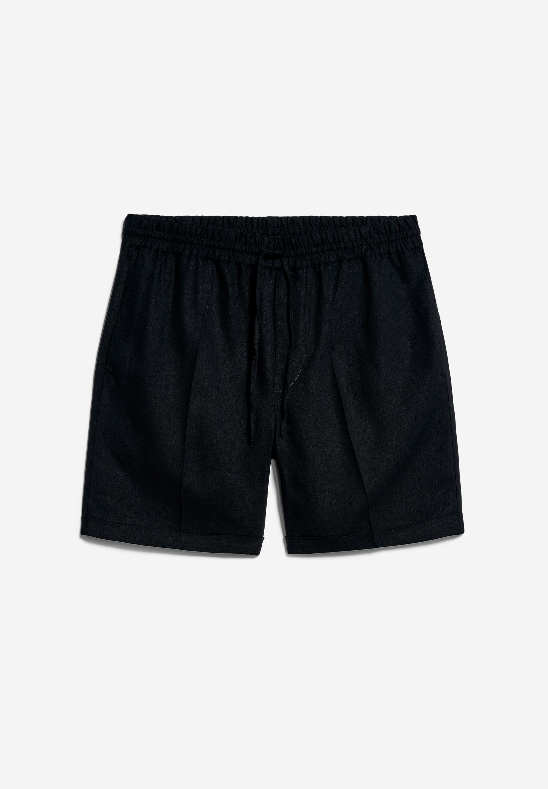 Shorts aus Leinen-Mix