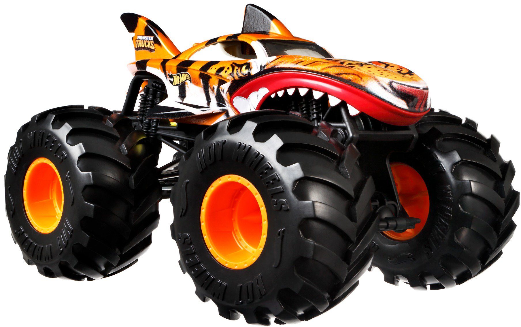 Hot Wheels Spielzeug-Monstertruck Die-Cast Tiger Shark, 1:24