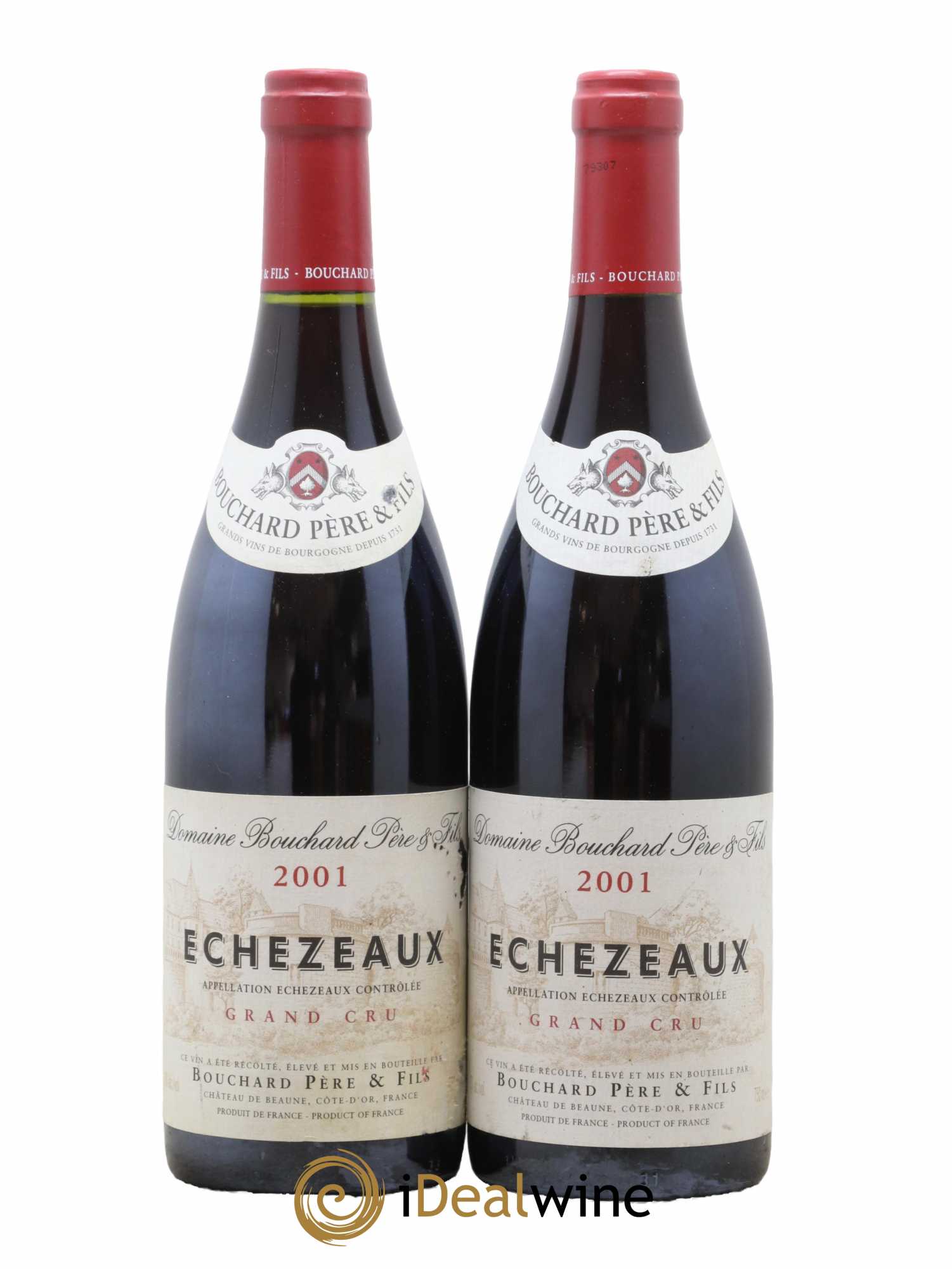 Echezeaux Grand Cru Bouchard Père & Fils  2001 - Lot de 2 Bouteilles