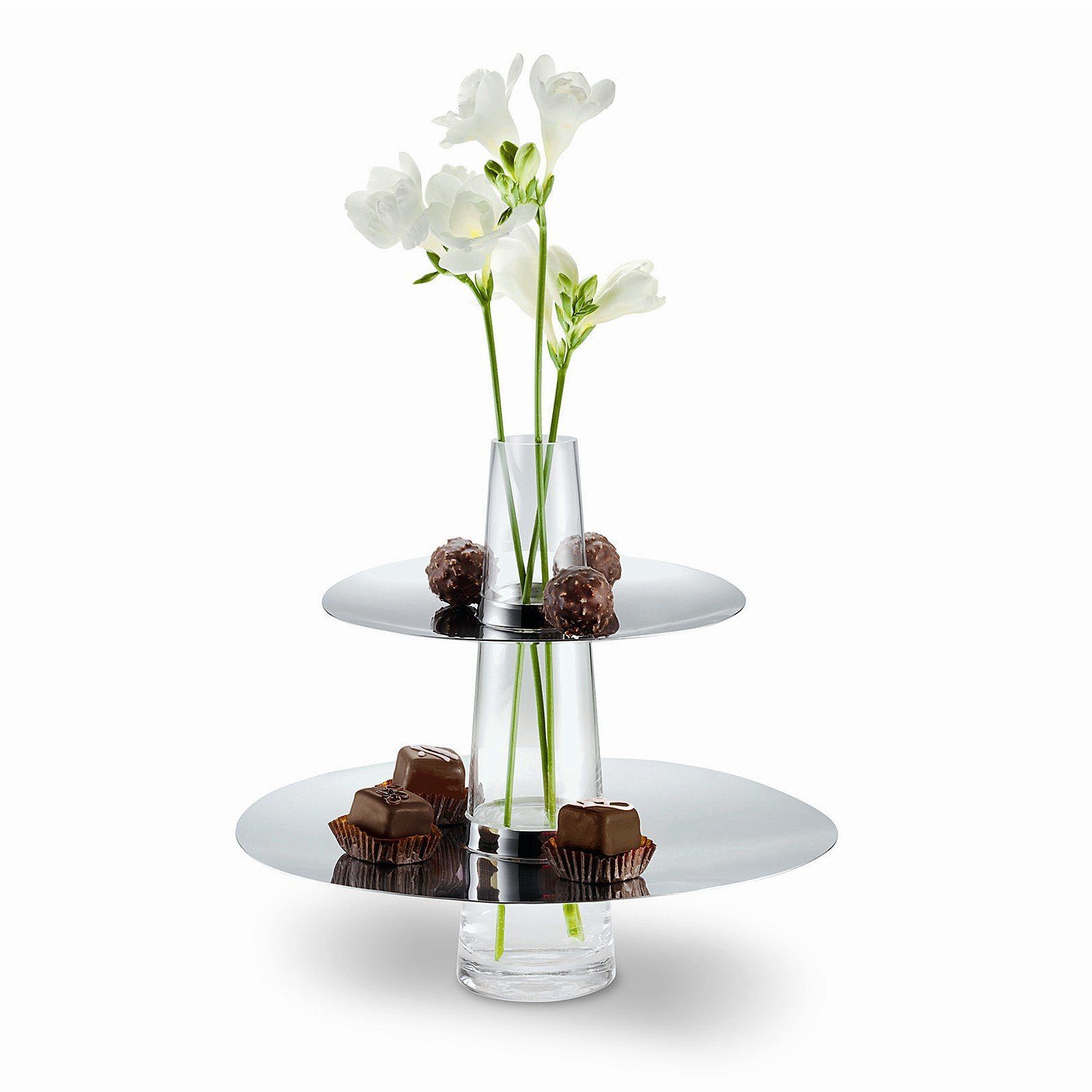PHILIPPI Dekoetagere, PHILIPPI Etagere mit Vase FONTAINE