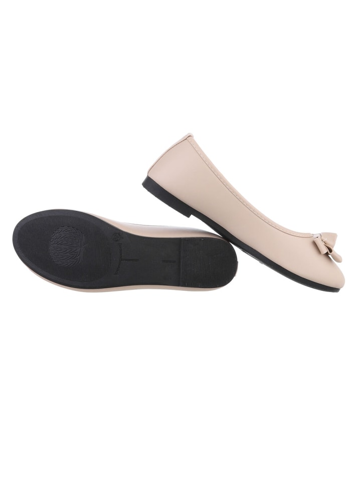 Ital-Design Ballerina in Beige günstig kaufen