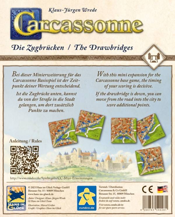 Carcassonne - Die Zugbrücken (Mini-Erw.)