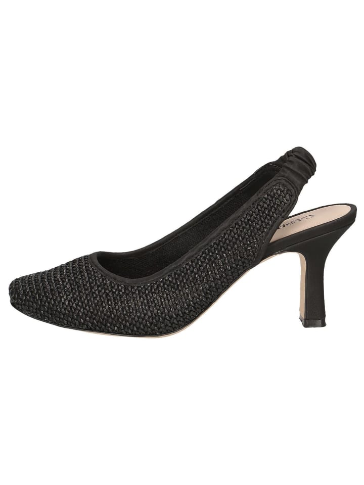 Caprice Slingpumps in BLACK COMB günstig kaufen