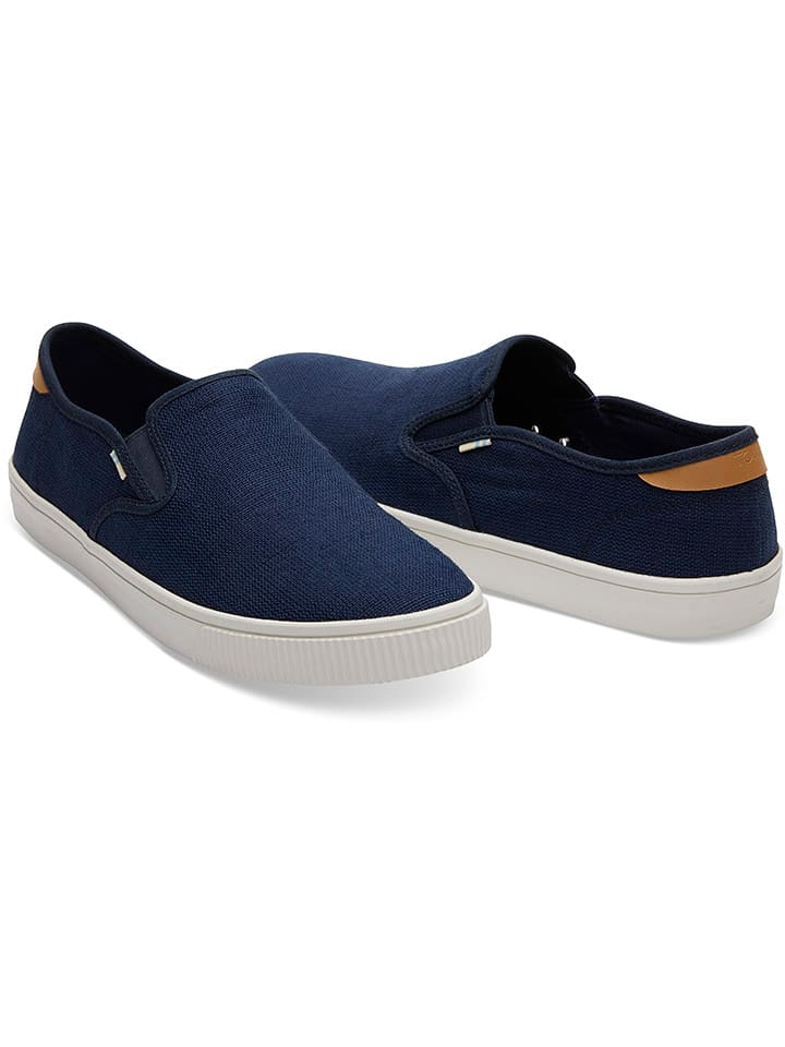 TOMS Slipper in Dunkelblau günstig kaufen