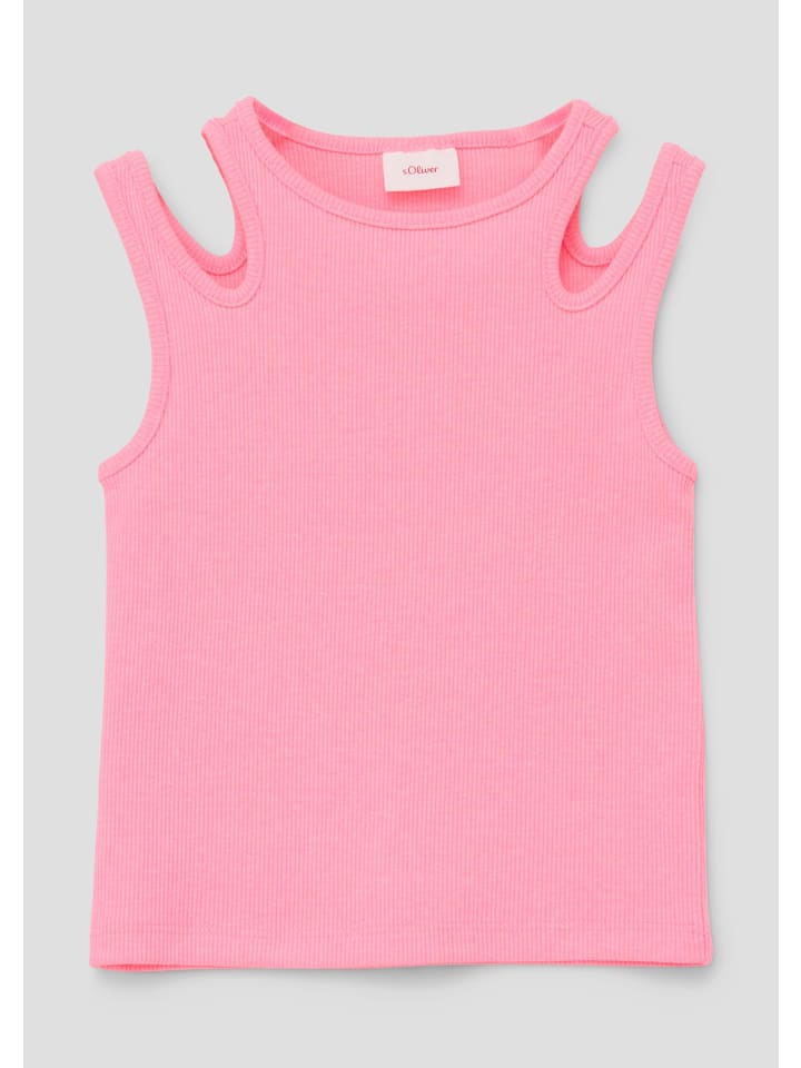 s.Oliver T-Shirt ärmellos in Pink günstig kaufen
