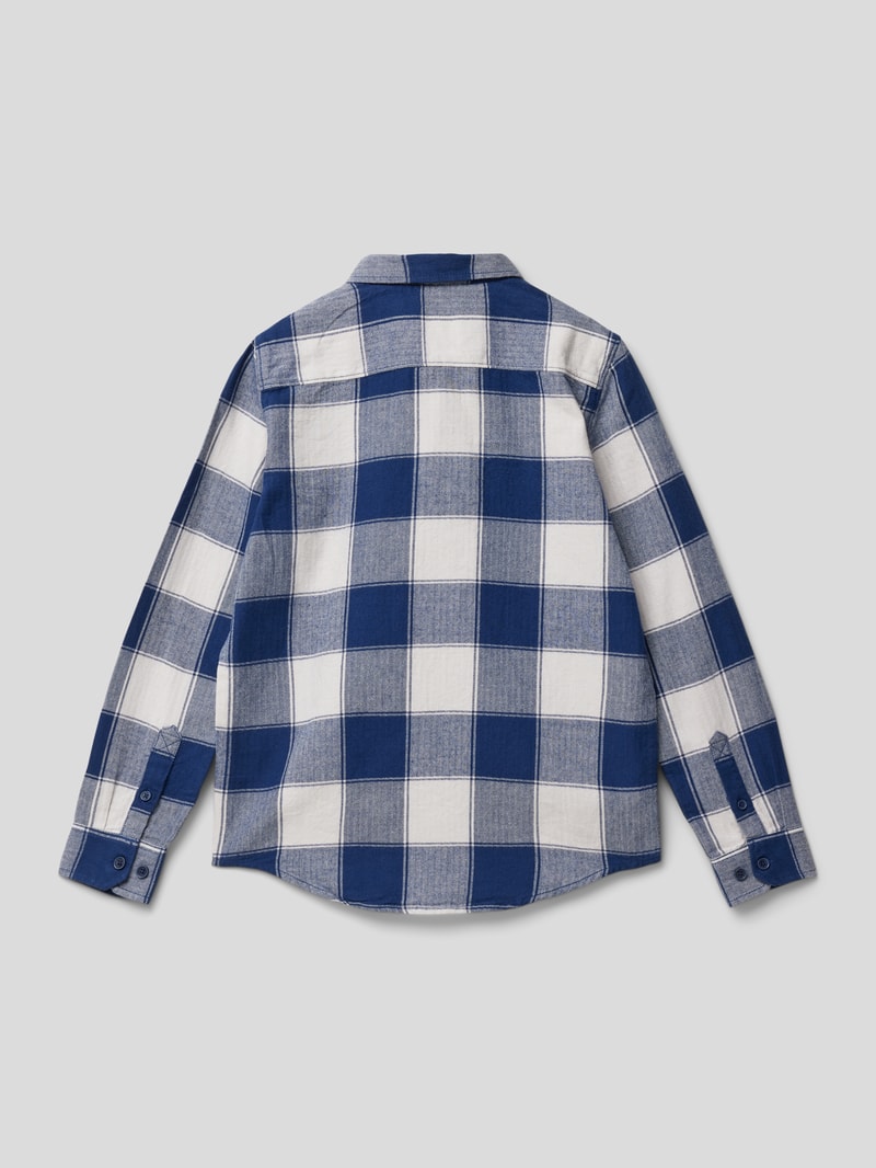 Hemd mit Vichy-Karo in blau