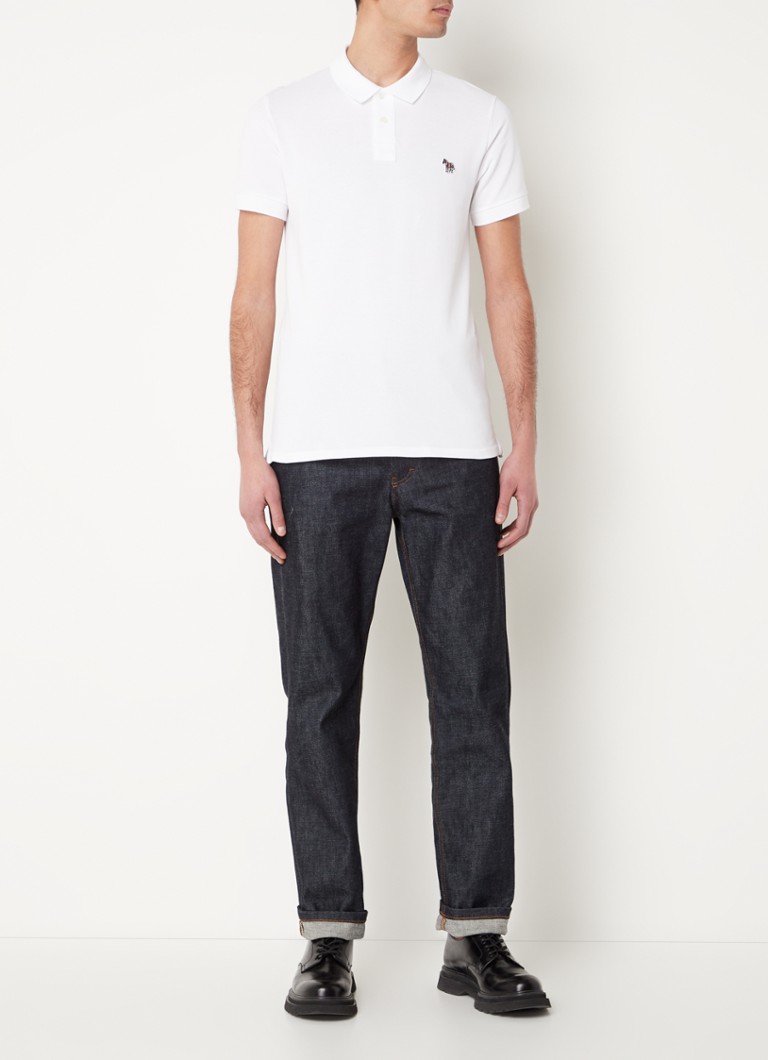 PS Paul Smith Slim fit polo with logo embroidery