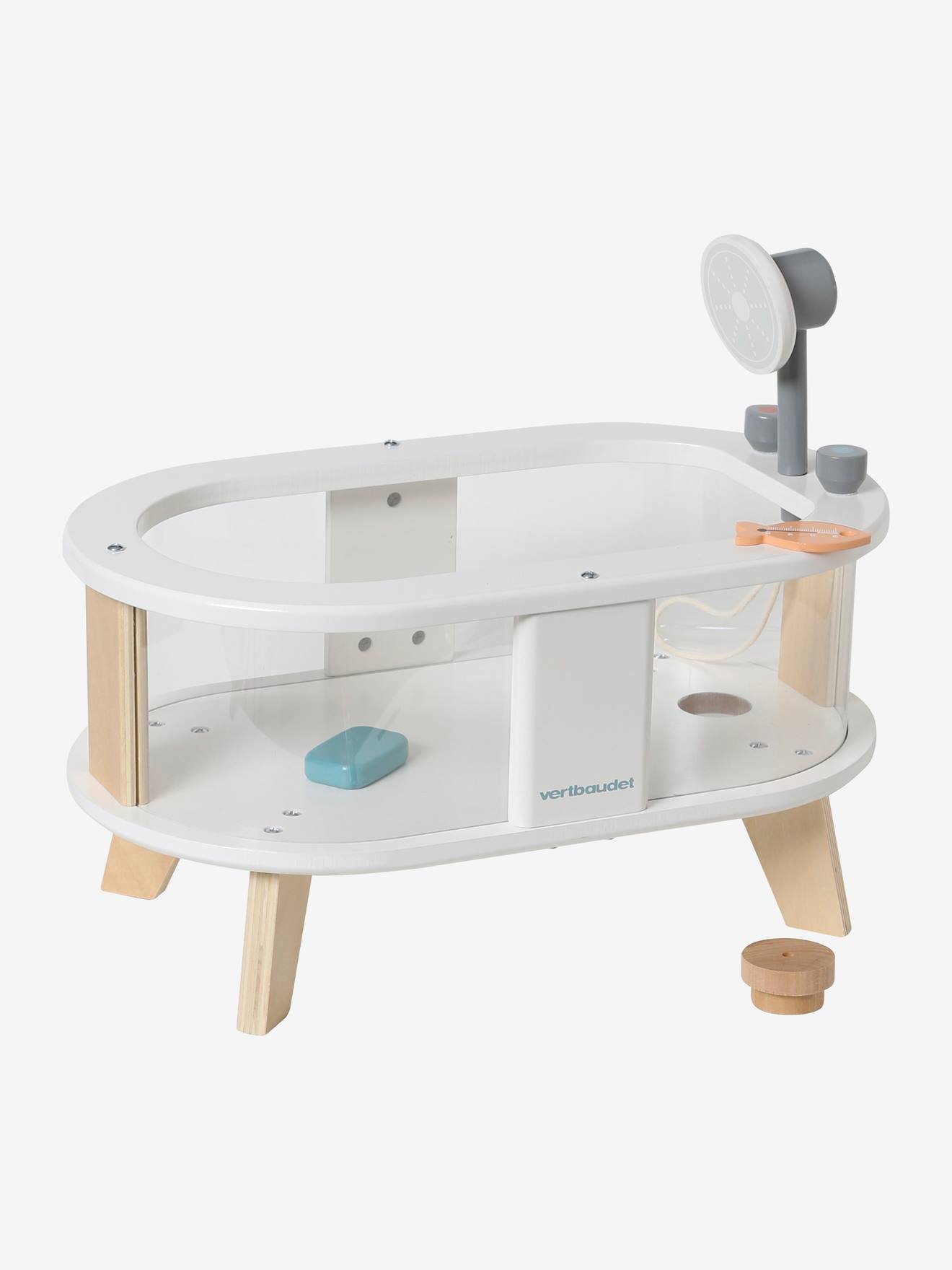 Baignoire poupon plexi/bois FSC® blanc