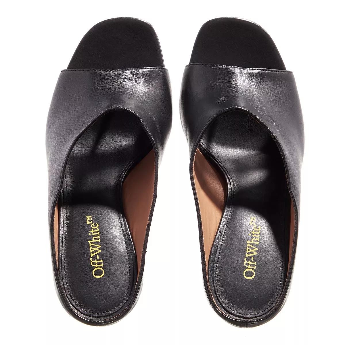 OFF-WHITE Plateau Sandalen schwarz Mule