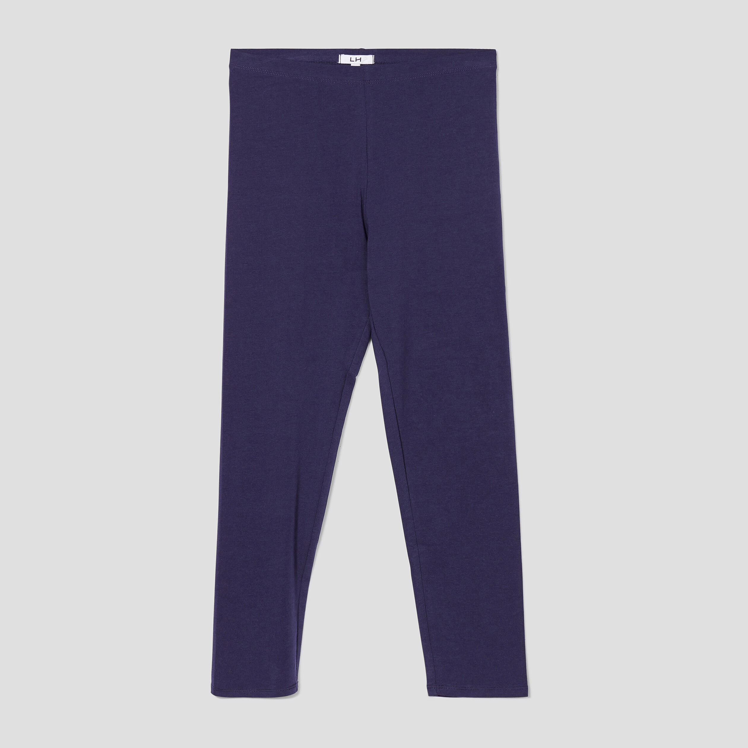 Legging 7 8ème taille élastiquée bleu marine femme | La Halle