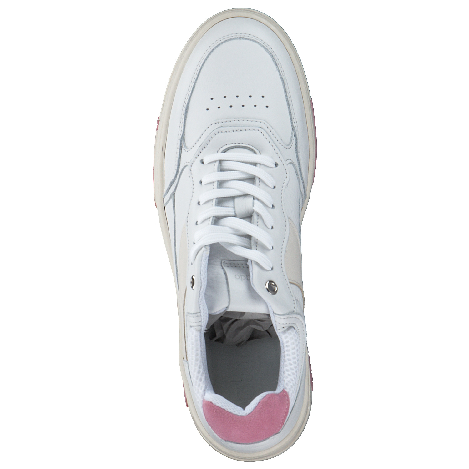 Palado S2-2210, Schnürschuhe, Damen, Weiß/Rosa/Beige