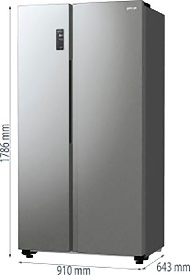 GORENJE Side-by-Side NRR 9185 EAXL, 178,6 cm hoch, 91 cm breit, Inverter Kompressor