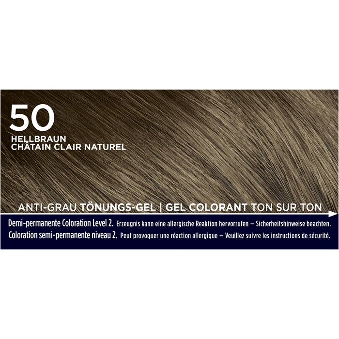 Anti-Grau-Tönungs-Gel Natur Hellbraun