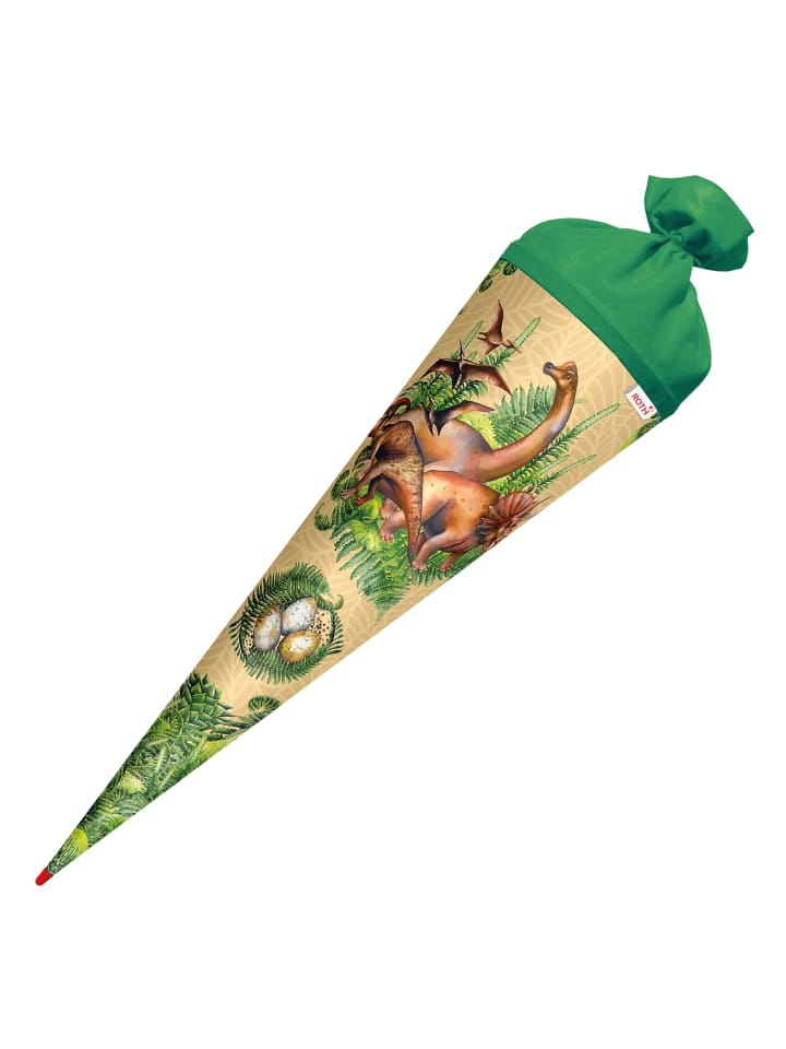 ROTH Schultüte groß Veganosaurus 70 cm in Grün günstig kaufen onesize