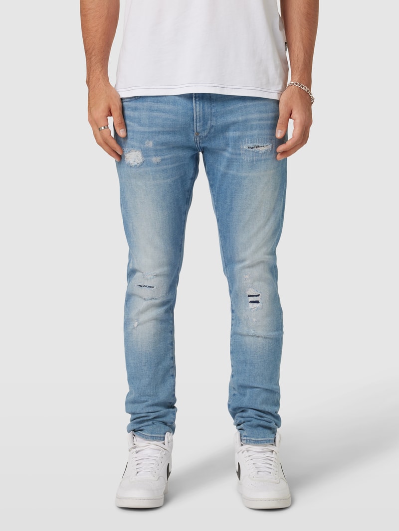 Skinny Fit Jeans mit Eingrifftaschen Modell 'Revend FWD' in jeans