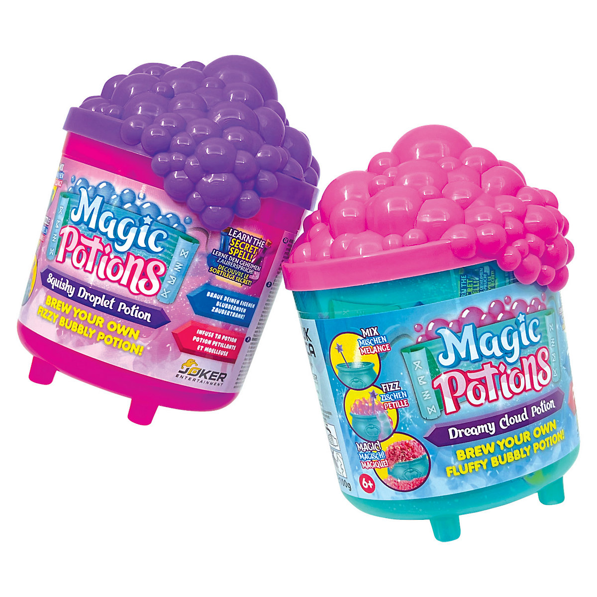 SLIMY® Magic Potion - Dreamy Cloud und Squishy Droplet - Magischer Zauberschleim zum Selbstbrauen!