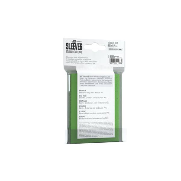 Just Sleeves – Standard Card Game Green 66x92mm (50 Hüllen)