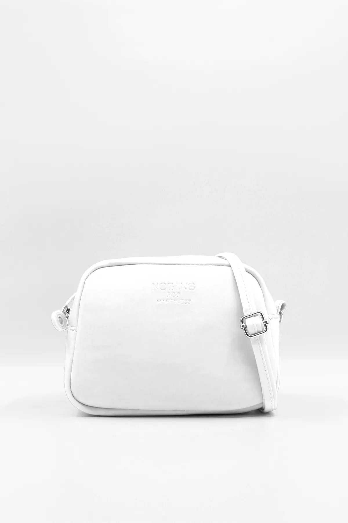 NOTHING  Damen-Handtasche und Umhängetasche Mini Urban Cross Strap mit Reißverschluss und verstellbarem Riemen