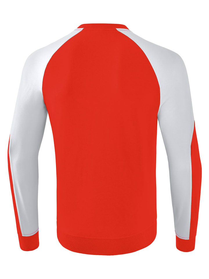 erima Essential 5-C Sweatshirt in rot/weiss günstig kaufen