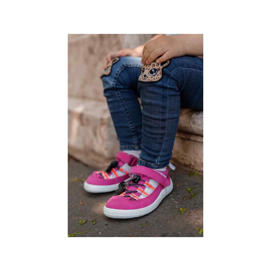 Baby Bare Febo Summer Fuchsia Barfußsandalen