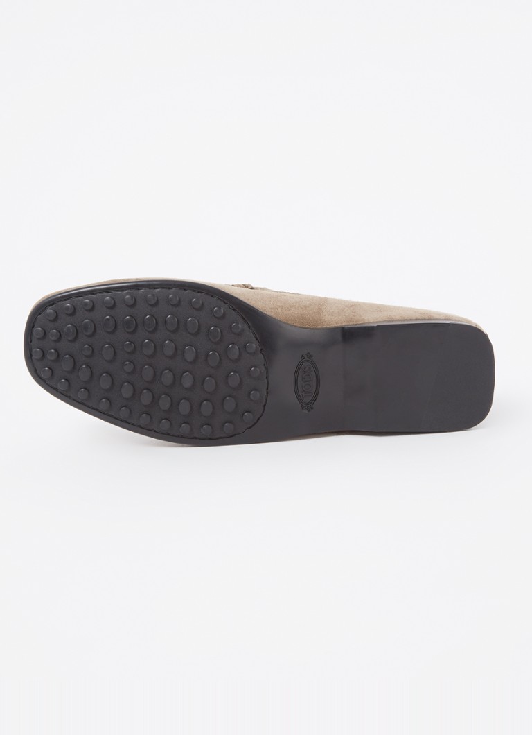 Tod's  Mocassino Gomma loafer van kalfssuède